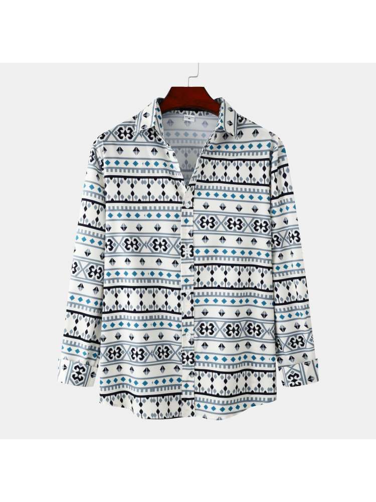 Striped Geometric Doodles Classic Look