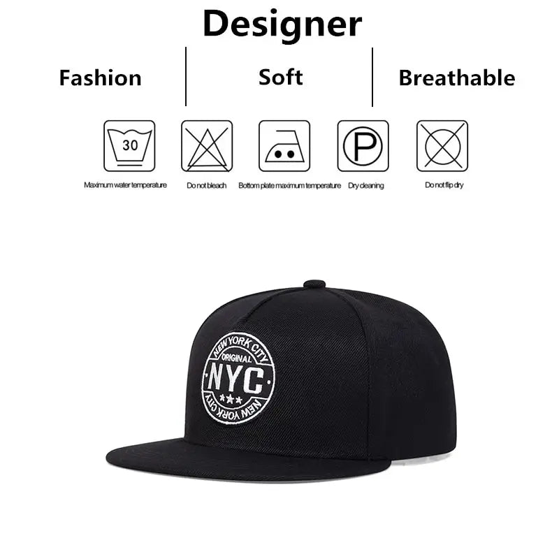 Unisex NEW YORK CITY Letter Embroidery Hip-hop Hats Outdoor Adjustable Casual Baseball Caps Sunscreen Hat