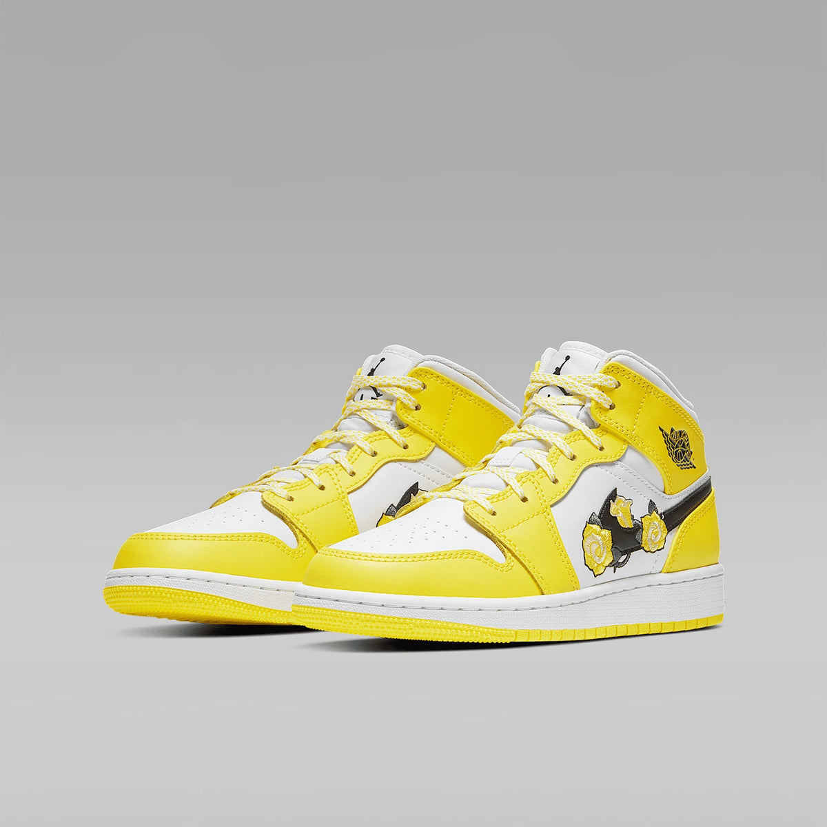 Nike Authentic AIR JORDAN 1 MID SE (GS) Women's Casual Kids' Sneakers AV5174-700