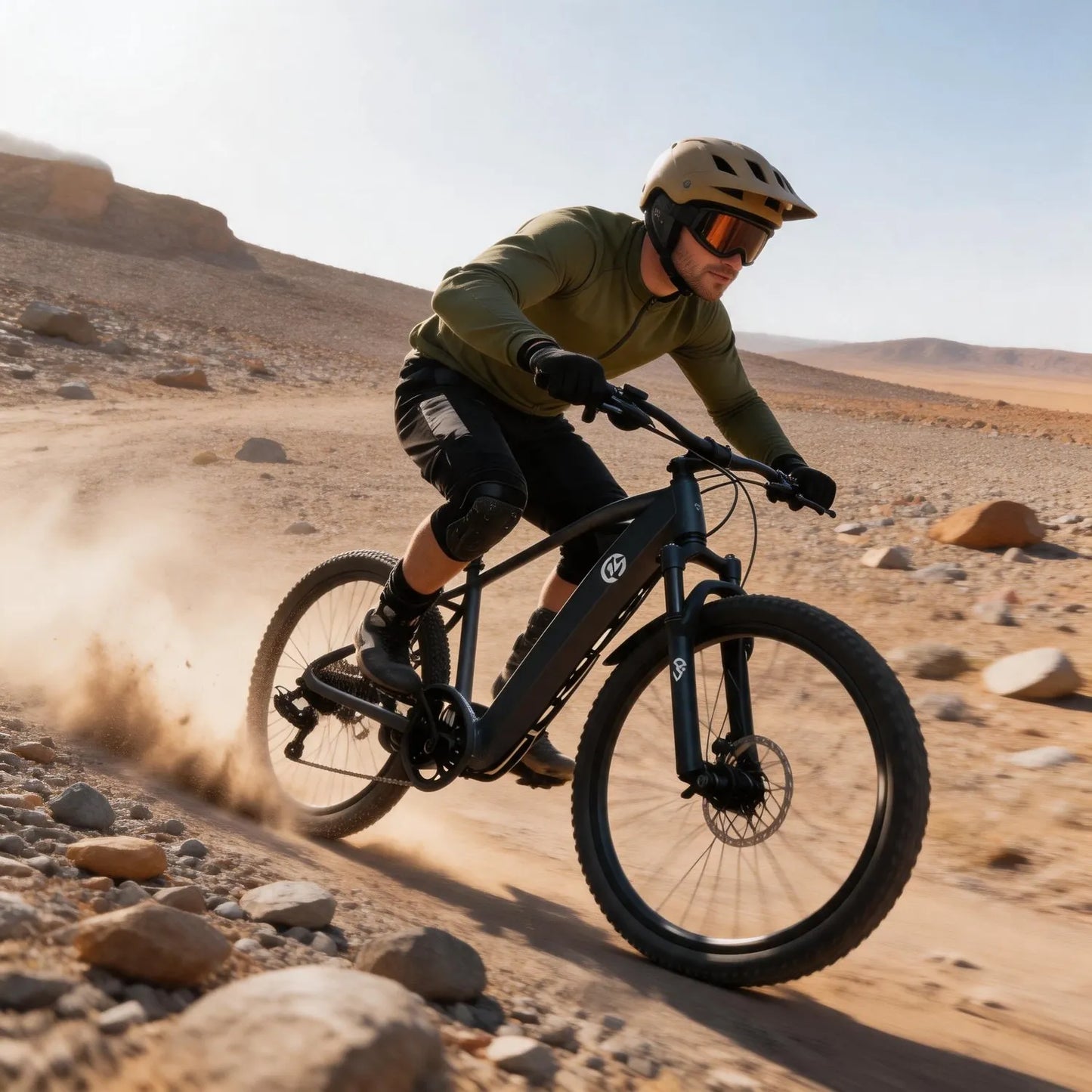 Electric Mountain Bike, 500W Motor, Pedal Assist, Full Suspension, Free Lock & Tool Kit, Pro Race Design, for cross country e-bike, offroad ebike adventure
