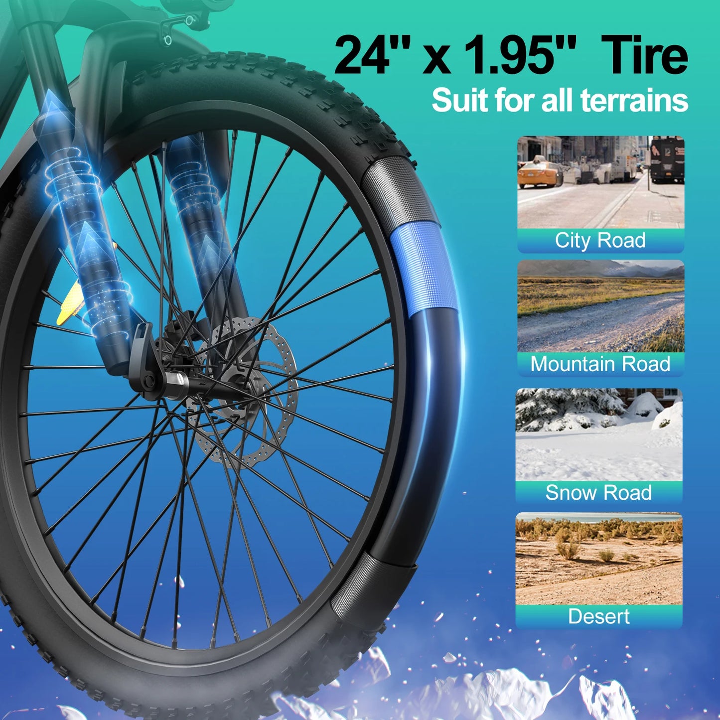 Electric Mountain Bike, 500W Motor, Pedal Assist, Full Suspension, Free Lock & Tool Kit, Pro Race Design, for cross country e-bike, offroad ebike adventure