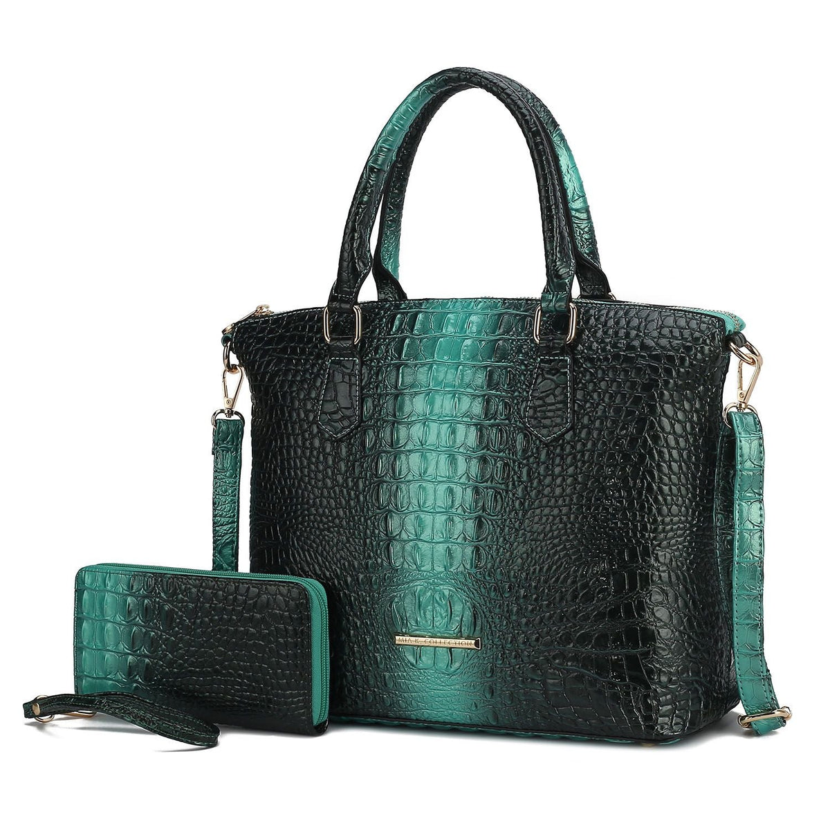 MKF Collection Liora Croc-Embossed Tote Bag by Mia K